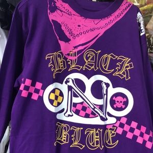 Long sleeve Tshirt retail at 55$ black blue brand